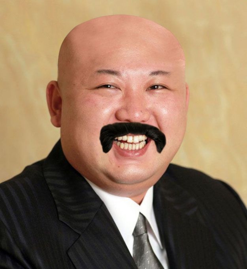 Alegre Kim Jong-un se convirtió en el héroe de Photoshop Alegre Kim Jong-un se convirtió en el héroe de Photoshop