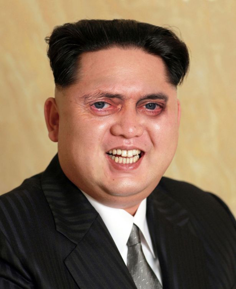 Alegre Kim Jong-un se convirtió en el héroe de Photoshop Alegre Kim Jong-un se convirtió en el héroe de Photoshop