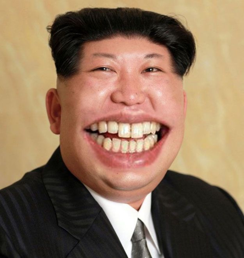 Alegre Kim Jong-un se convirtió en el héroe de Photoshop Alegre Kim Jong-un se convirtió en el héroe de Photoshop