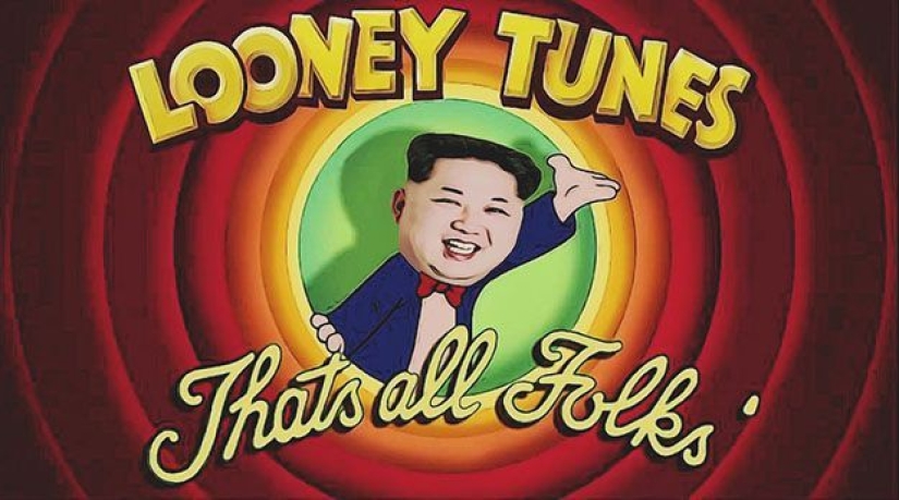 Alegre Kim Jong-un se convirtió en el héroe de Photoshop Alegre Kim Jong-un se convirtió en el héroe de Photoshop
