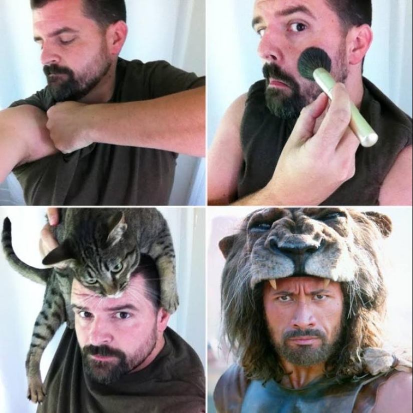 Almost looks like a new network trend #MakeupTransformation