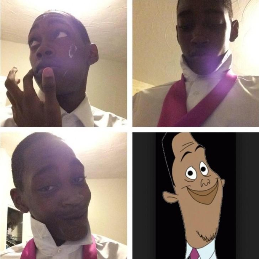 Almost looks like a new network trend #MakeupTransformation