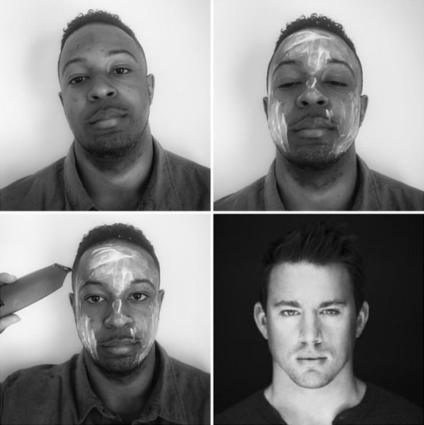 Almost looks like a new network trend #MakeupTransformation