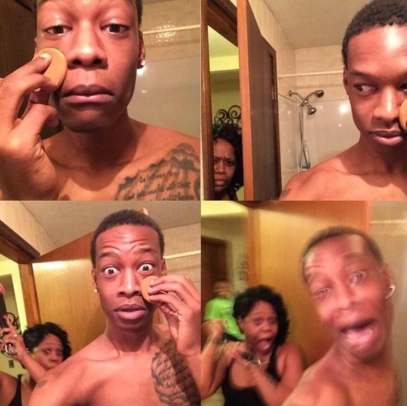 Almost looks like a new network trend #MakeupTransformation