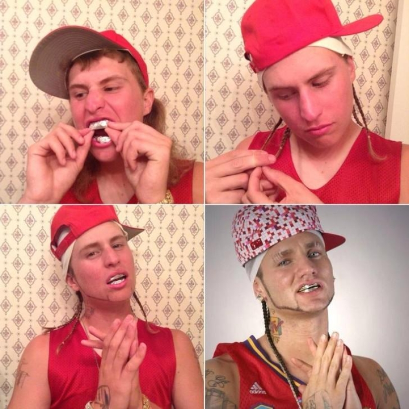 Almost looks like a new network trend #MakeupTransformation