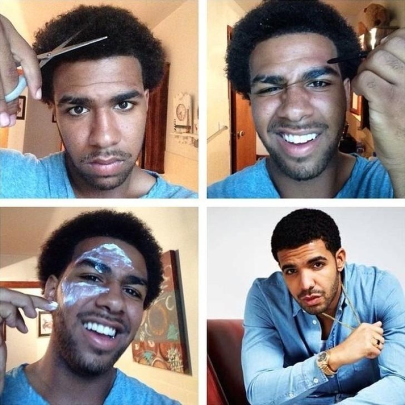 Almost looks like a new network trend #MakeupTransformation
