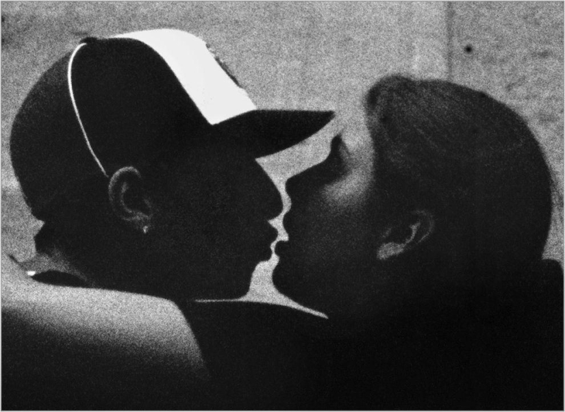 Amantes en las calles de Nueva York
