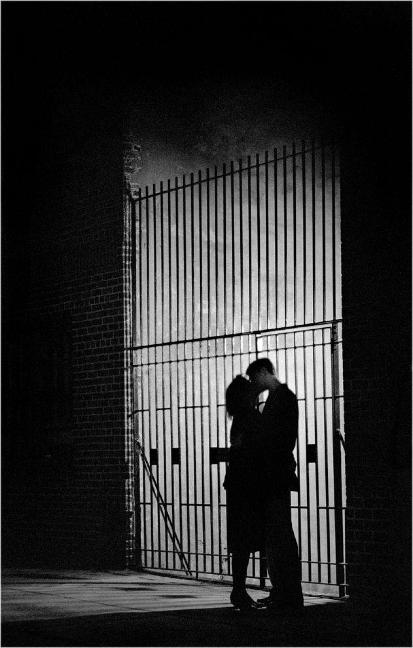 Amantes en las calles de Nueva York