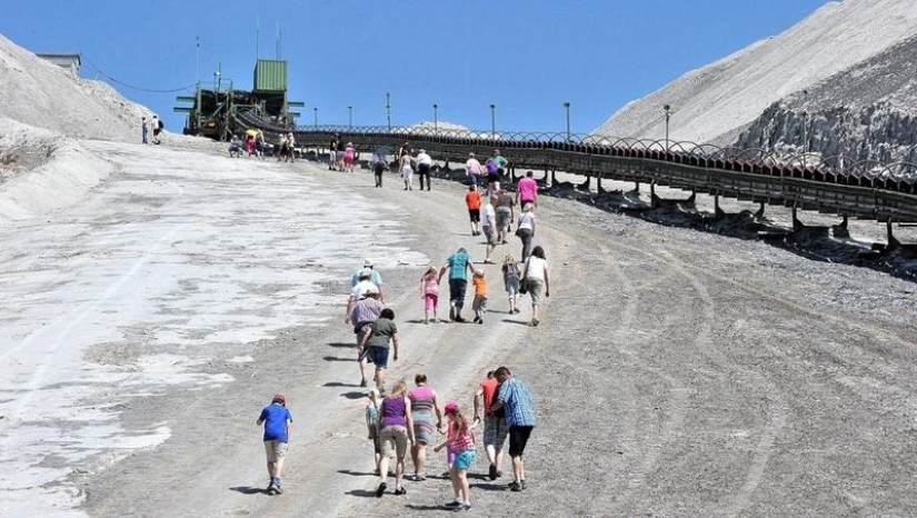 Amazing salt mountain in Germany