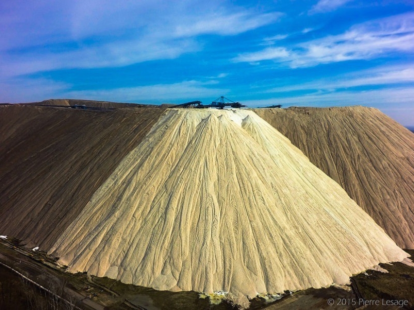 Amazing salt mountain in Germany