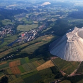 Amazing salt mountain in Germany