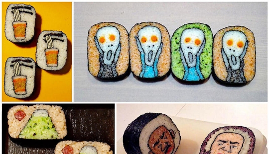 Amazing sushi art Amazing sushi art