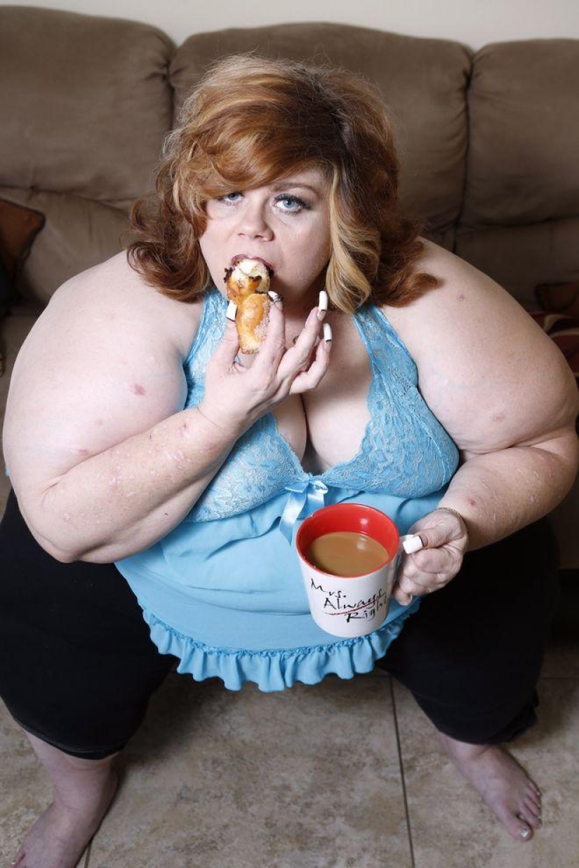 American gets horny from food