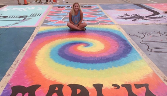 American schoolchildren allowed to paint their parking space