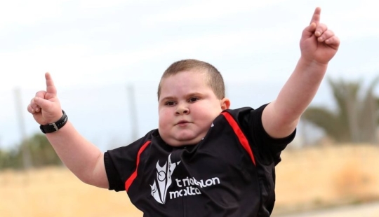 An 8-year-old boy is forced to exercise daily in order not to die