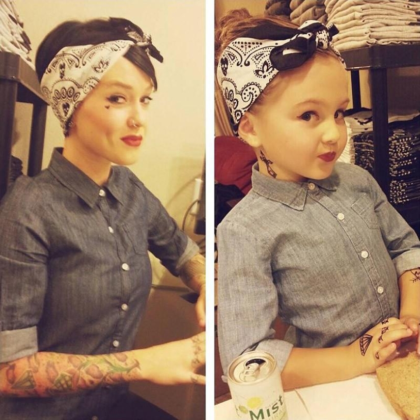 An apple from an apple tree: the photographer's son takes amazing pictures