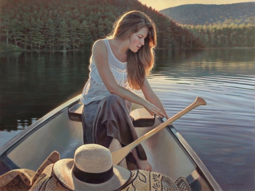 An artist who unimaginably feels summer. And beauty An artist who unimaginably feels summer. And beauty