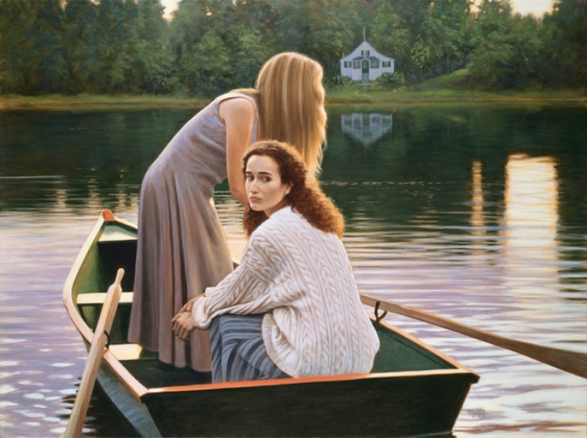 An artist who unimaginably feels summer. And beauty An artist who unimaginably feels summer. And beauty