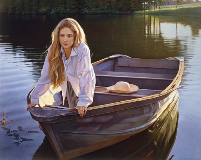 An artist who unimaginably feels summer. And beauty An artist who unimaginably feels summer. And beauty