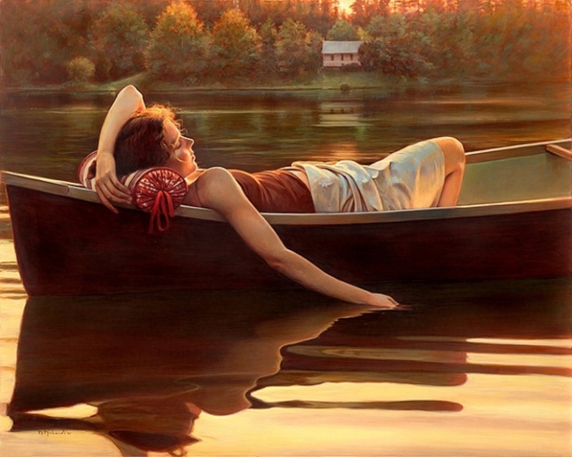 An artist who unimaginably feels summer. And beauty An artist who unimaginably feels summer. And beauty