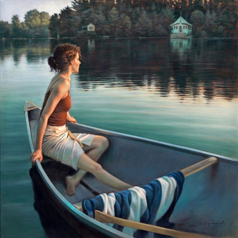 An artist who unimaginably feels summer. And beauty An artist who unimaginably feels summer. And beauty