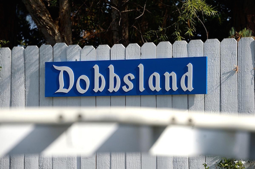 An engineer grandfather built an amusement park in the backyard for his grandchildren