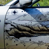 An inventive driver from Altai repaired the car with a marker An inventive driver from Altai repaired the car with a marker