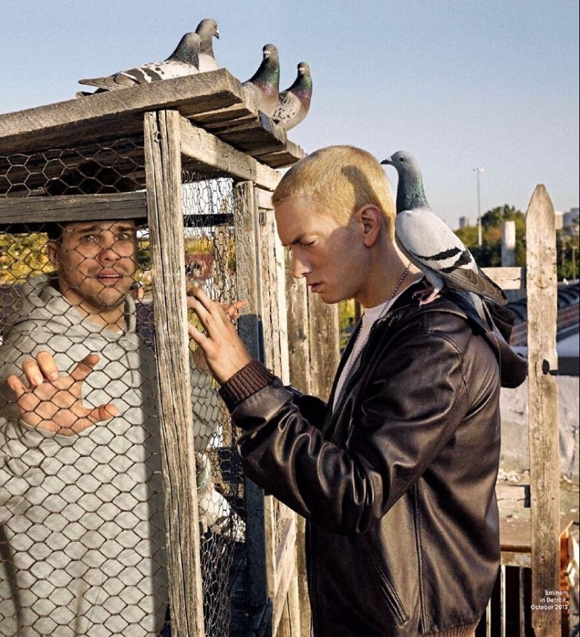 An ordinary guy "takes pictures" of himself with celebrities and amuses the entire Internet: