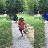 An unsuccessful trip to the zoo gave rise to a meme with a girl taking her feet away from a peacock