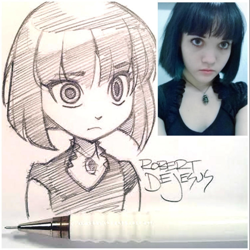 Anime characters from real people Anime characters from real people