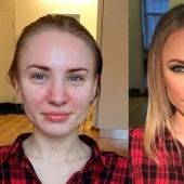 Another face: with the help of makeup, a makeup artist skillfully turns ordinary girls into real beauties