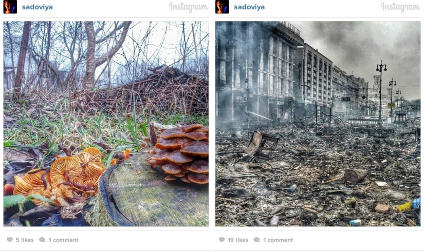Antes y después: Kyiv en Instagram Antes y después: Kyiv en Instagram
