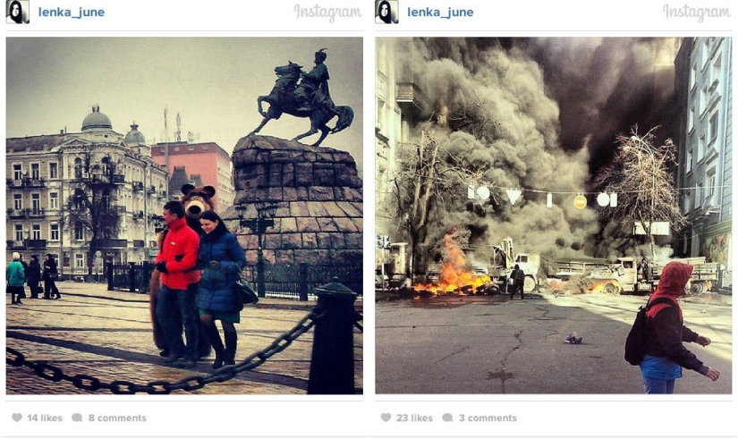 Antes y después: Kyiv en Instagram Antes y después: Kyiv en Instagram