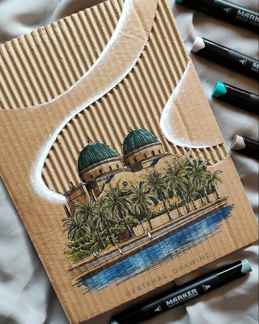 Aquí hay 13 obras de arte de construcción de cartón en 3D realizadas por este estudiante de arquitectura Aquí hay 13 obras de arte de construcción de cartón en 3D realizadas por este estudiante de arquitectura