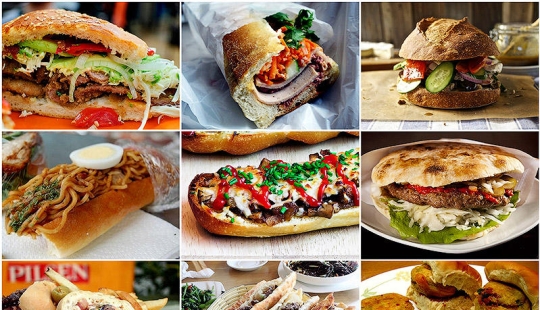 Around the world with sandwiches Around the world with sandwiches