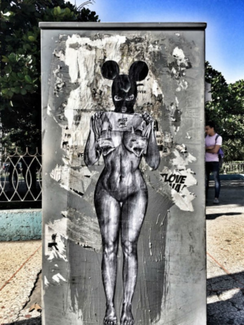 Art or highly artistic vandalism?