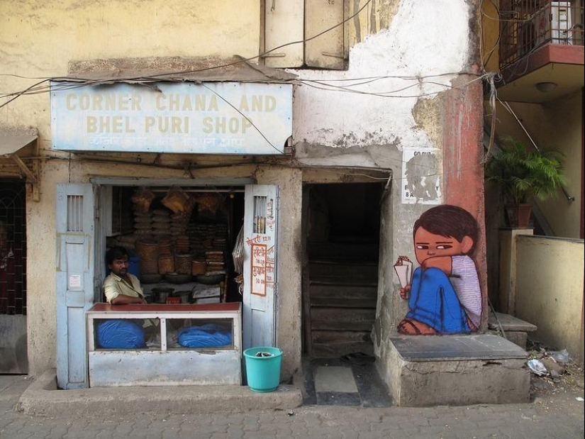 Arte callejero de Julien Malland Arte callejero de Julien Malland