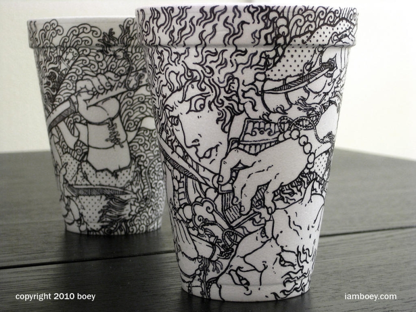 Arte en tazas de café Arte en tazas de café