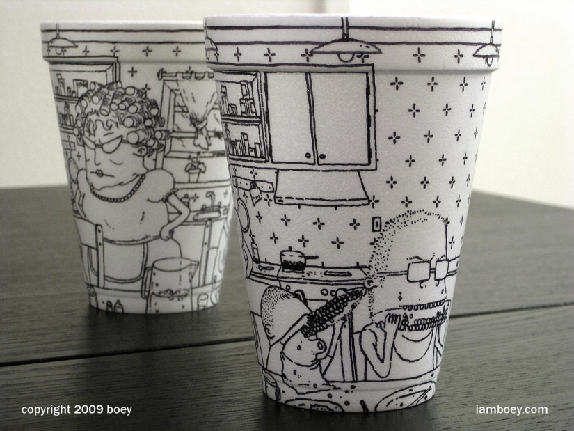 Arte en tazas de café Arte en tazas de café