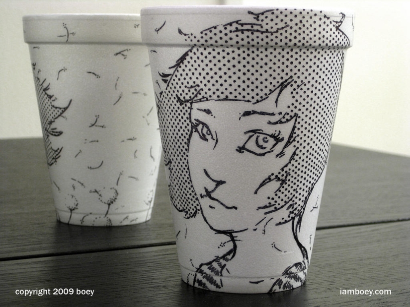Arte en tazas de café Arte en tazas de café