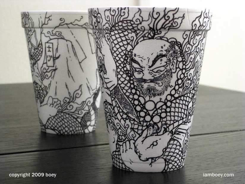 Arte en tazas de café Arte en tazas de café