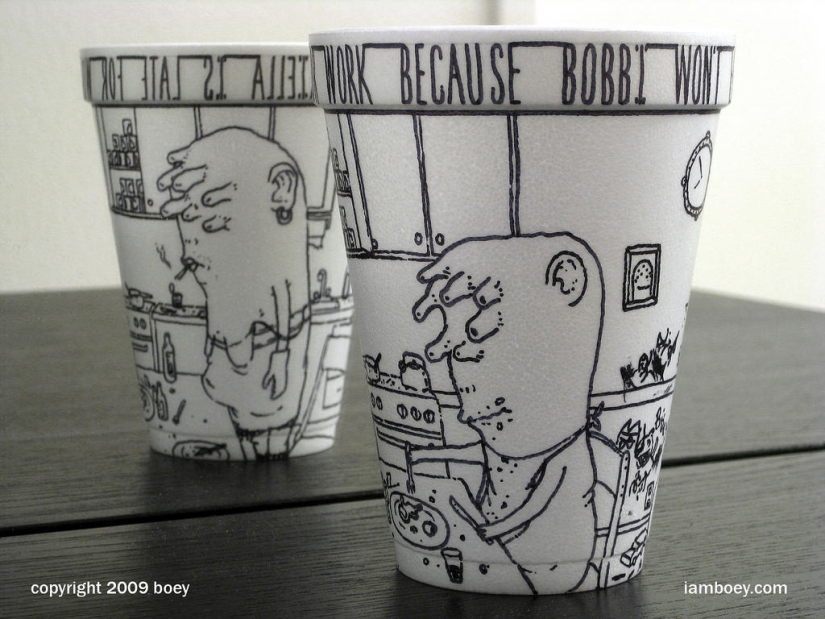 Arte en tazas de café Arte en tazas de café