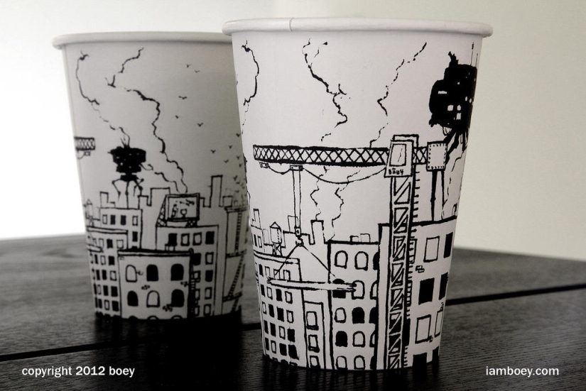 Arte en tazas de café Arte en tazas de café