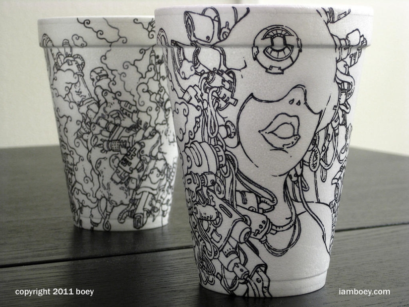 Arte en tazas de café Arte en tazas de café