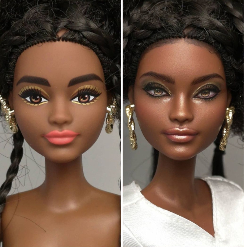 Artist Repaints Dolls In A More Realistic Way