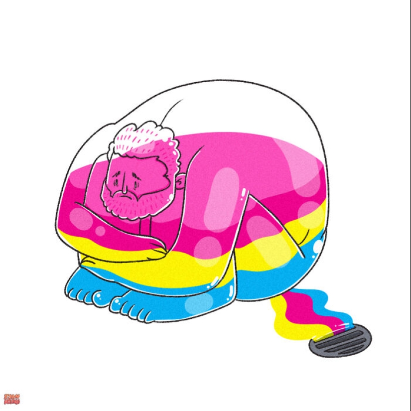 Artista ilustró sentimientos y emociones complejos que todos hemos sentido en algún momento