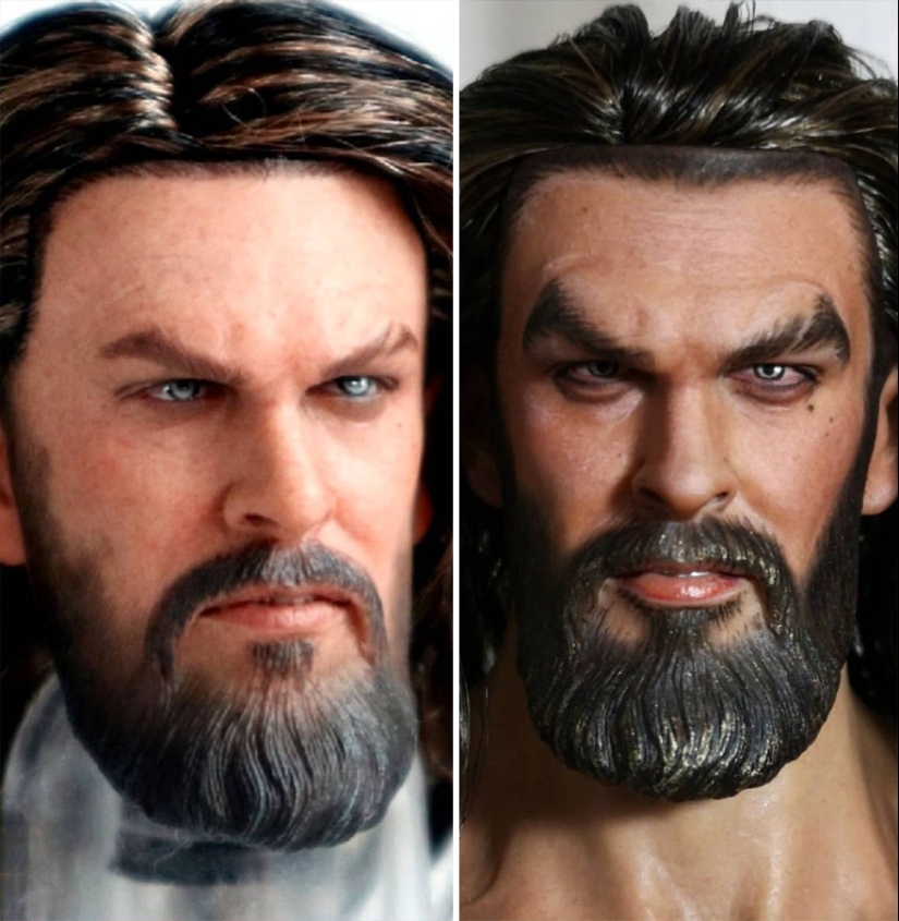 Artista repinta muñecas de una manera más realista