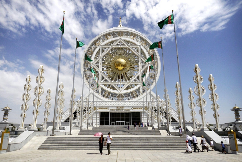 Ashgabat - a city of white marble