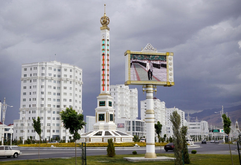 Ashgabat - a city of white marble