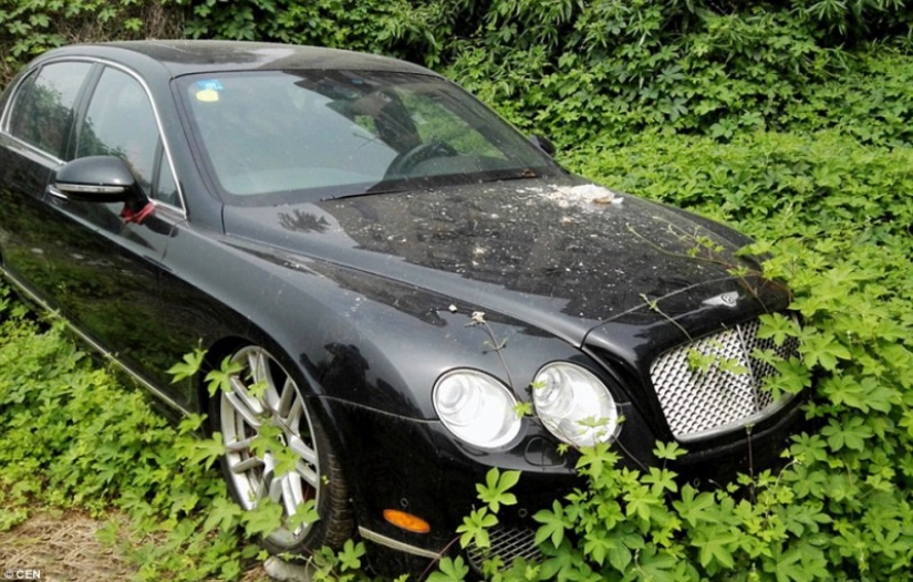 At the Chinese cemetery of luxury cars